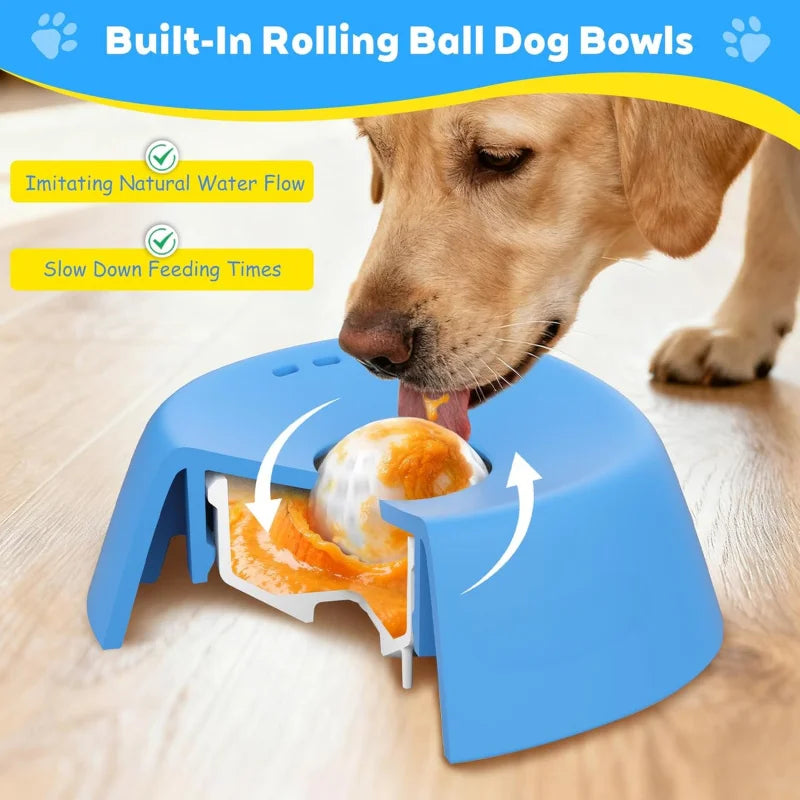 Liquid Treat Slow Feeder Dog Bowl
